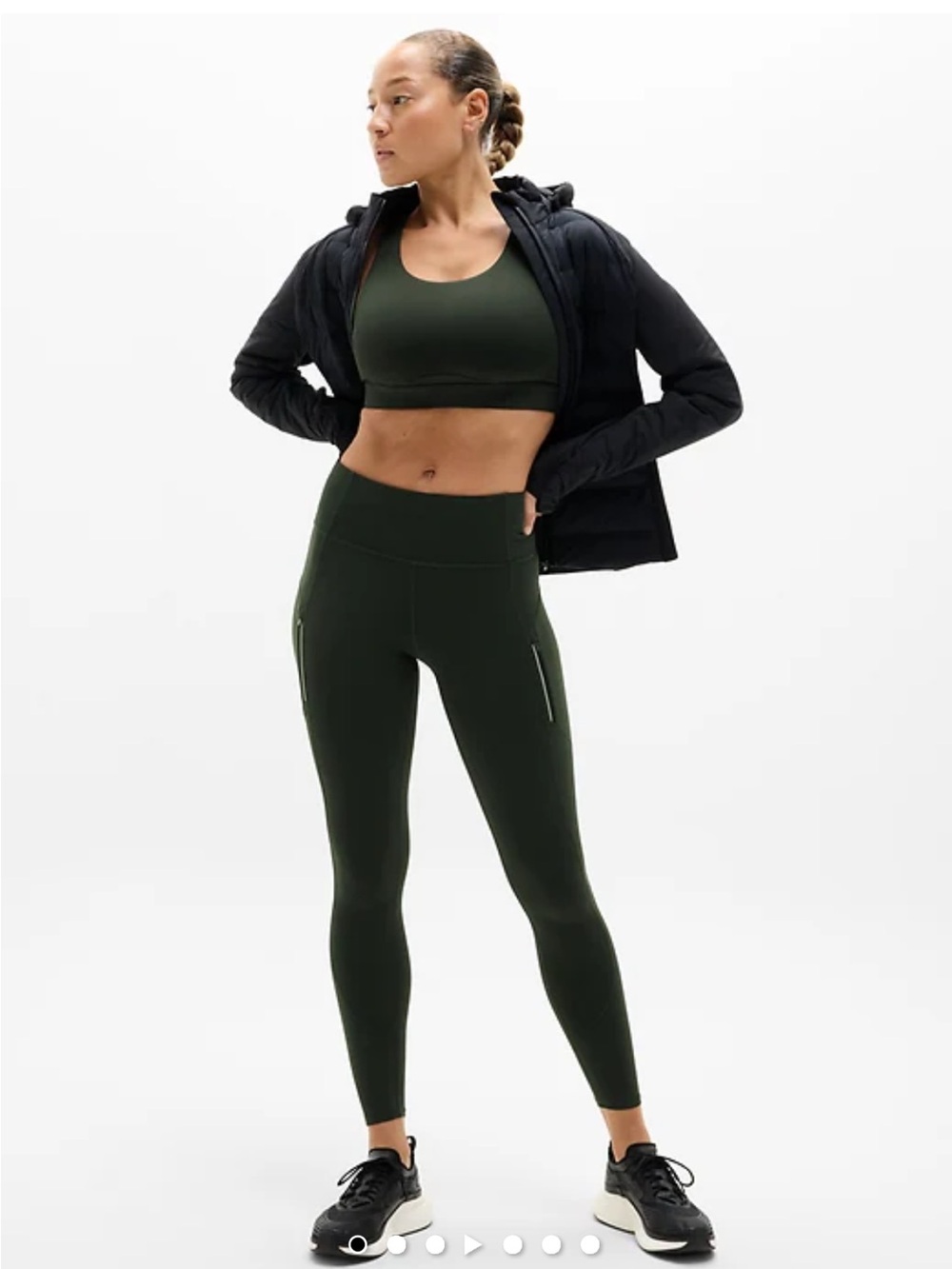 Athleta Black Rainer Tight